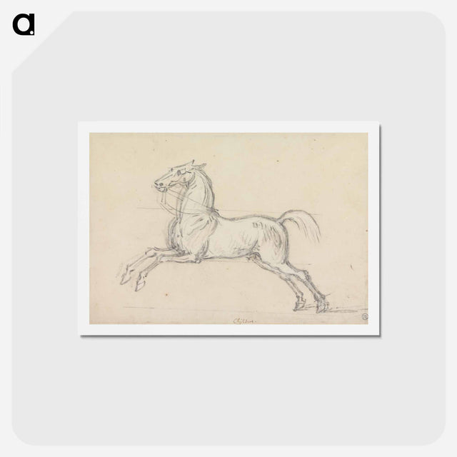 アートポストカード-Flying Childers Galloping to Left: Bridled but not Saddled
 - イェール大学アートギャラリー Postcard.