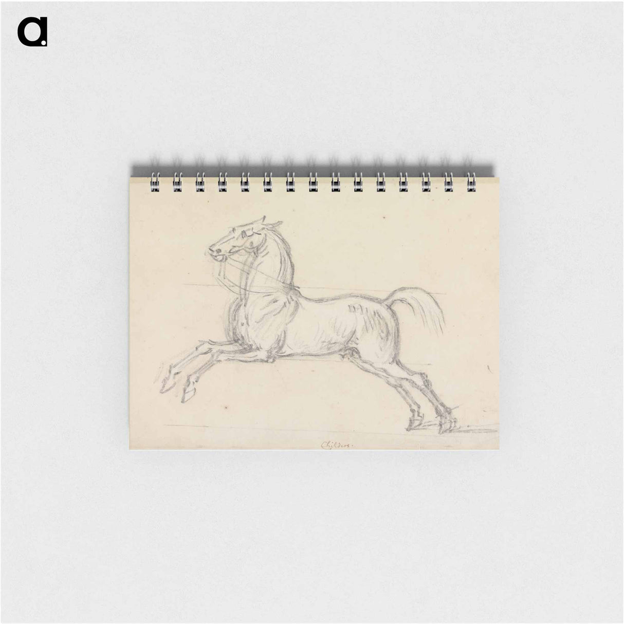 アートメモ帳-Flying Childers Galloping to Left: Bridled but not Saddled
 - イェール大学アートギャラリー Memo.