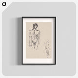The figure of a man - アーノルド ピーター ワイズ クビンチャン Poster.