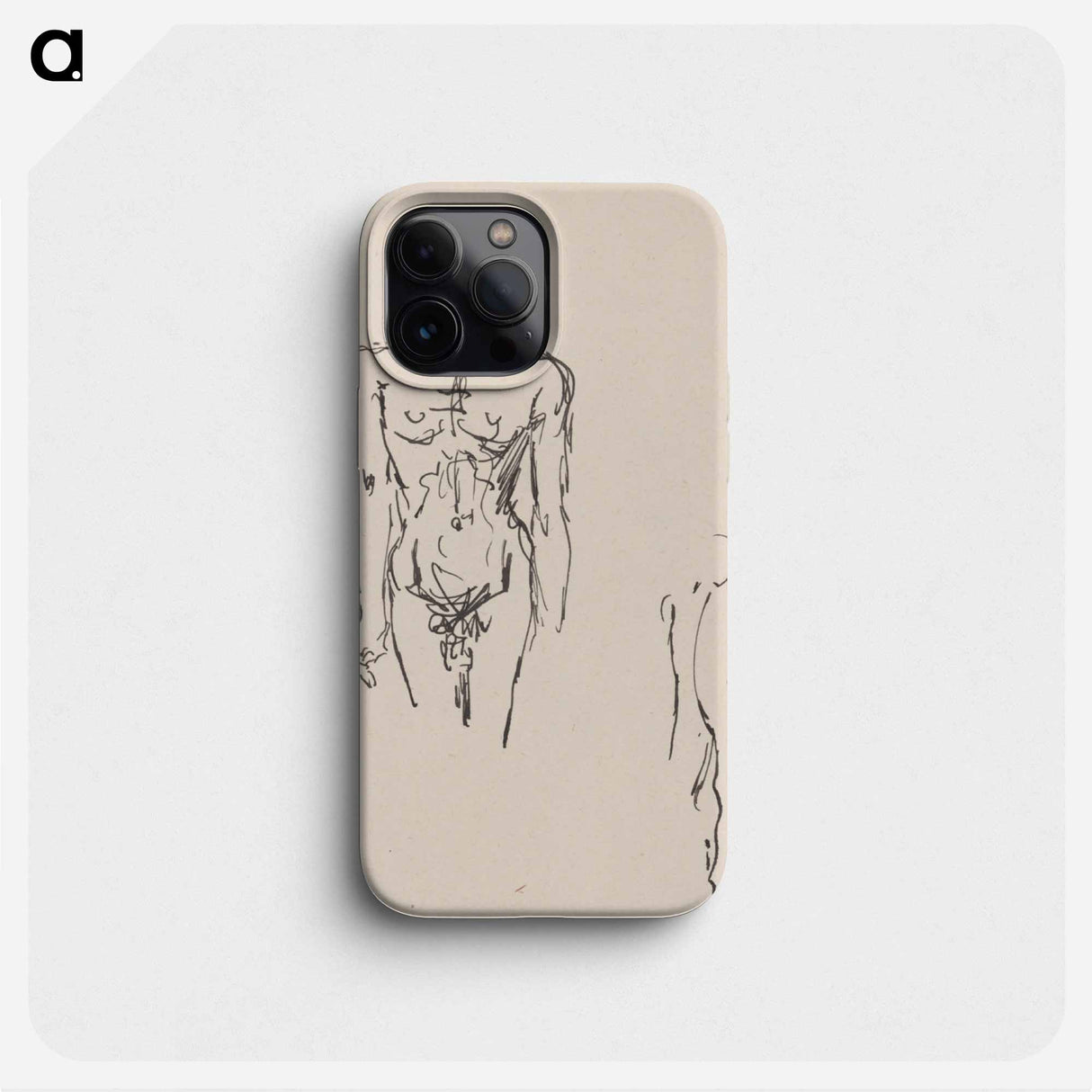 The figure of a man - アーノルド ピーター ワイズ クビンチャン Phone Case.
