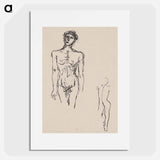 The figure of a man - アーノルド ピーター ワイズ クビンチャン Poster.