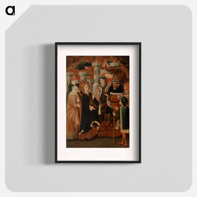 アートポスター-Saint Catherine before Pope Gregory XI
 - バーンズ・コレクション Poster.