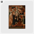 アートポストカード-Saint Catherine before Pope Gregory XI
 - バーンズ・コレクション Postcard.