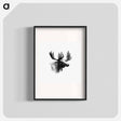 アートポスター-Moose Engraving
 - 大英図書館 Poster.