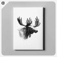 アートパネル-Moose Engraving
 - 大英図書館 Canvas.