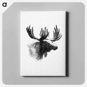 アートパネル-Moose Engraving
 - 大英図書館 Canvas.