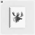 アートメモ帳-Moose Engraving
 - 大英図書館 Memo.
