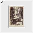 アートポストカード-Pi-wy-ack, (Cataract of Diamonds). Vernal, 350 Feet Fall
 - エドワード マイブリッジ Postcard.
