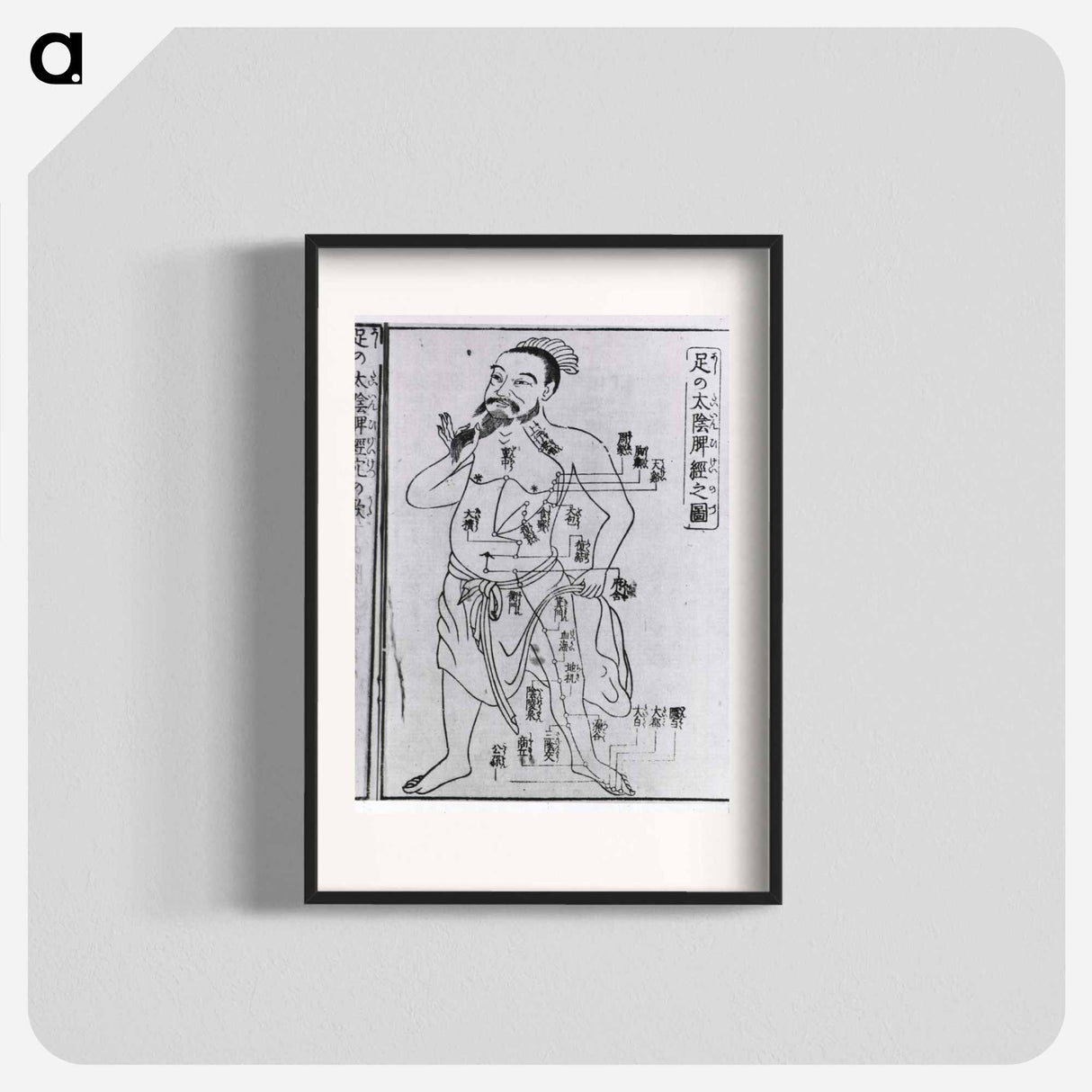 アートポスター-Acupuncture Point Illustration
 - 国立医学図書館 Poster.