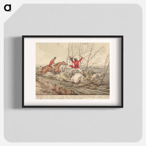 アートポスター-Qualified Horses and Unqualified Riders: 'Swishing at a Rasper From Your Own Timidity and Mismanagement Cause the Horse to Swerve..'
 - イェール大学アートギャラリー Poster.