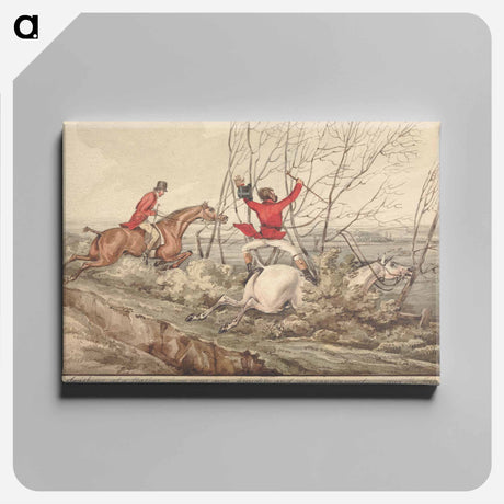 アートパネル-Qualified Horses and Unqualified Riders: 'Swishing at a Rasper From Your Own Timidity and Mismanagement Cause the Horse to Swerve..'
 - イェール大学アートギャラリー Canvas.