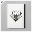 アートパネル-Deer Head Illustration, The Queen's Jubilee and Toronto "Called Back"
 - 大英図書館 Canvas.