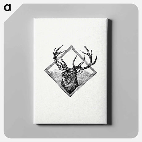 アートパネル-Deer Head Illustration, The Queen's Jubilee and Toronto "Called Back"
 - 大英図書館 Canvas.