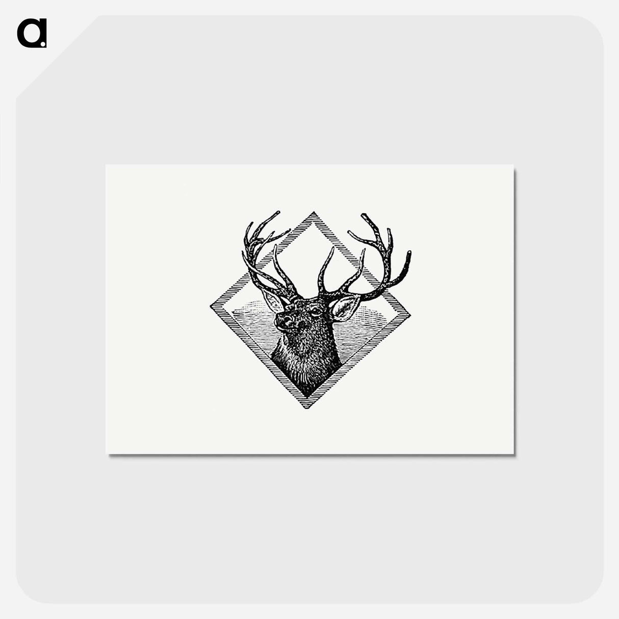 アートポストカード-Deer Head Illustration, The Queen's Jubilee and Toronto "Called Back"
 - 大英図書館 Postcard.