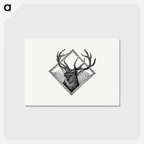 アートポストカード-Deer Head Illustration, The Queen's Jubilee and Toronto "Called Back"
 - 大英図書館 Postcard.