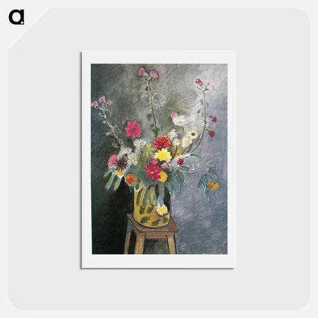 アートポストカード-Bouquet of mixed flowers - アンリ マティス Postcard.