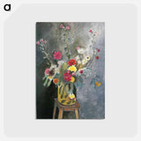 アートポストカード-Bouquet of mixed flowers - アンリ マティス Postcard.