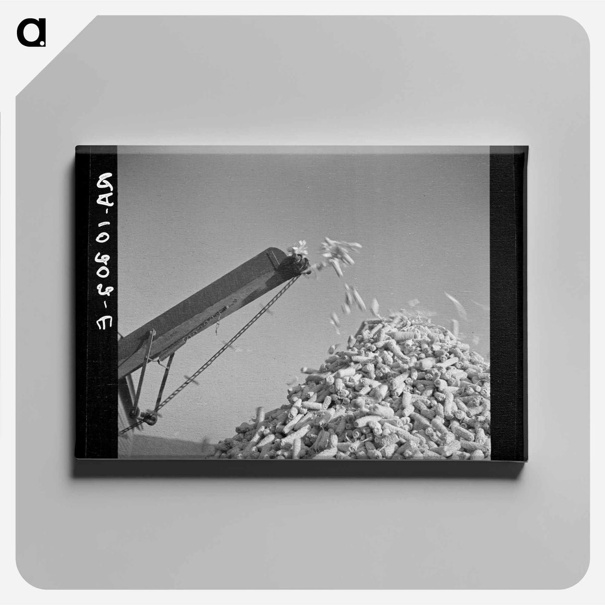 アートパネル-Logs to Town
 - ラッセル リー Canvas.