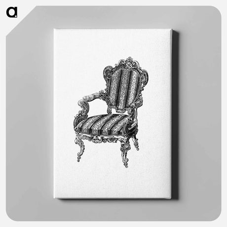アートパネル-Victorian Chair Engraving
 - 大英図書館 Canvas.