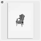 アートポスター-Victorian Chair Engraving
 - 大英図書館 Poster.