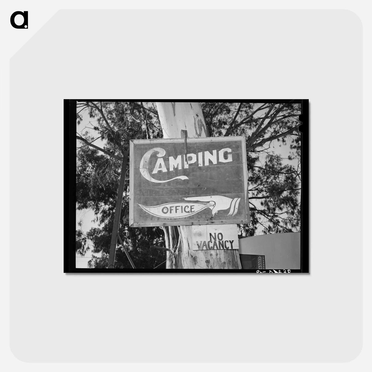 アートポストカード-No Vacancy
 - ラッセル リー Postcard.