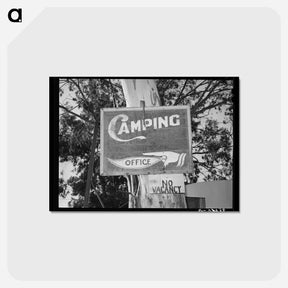 アートポストカード-No Vacancy
 - ラッセル リー Postcard.