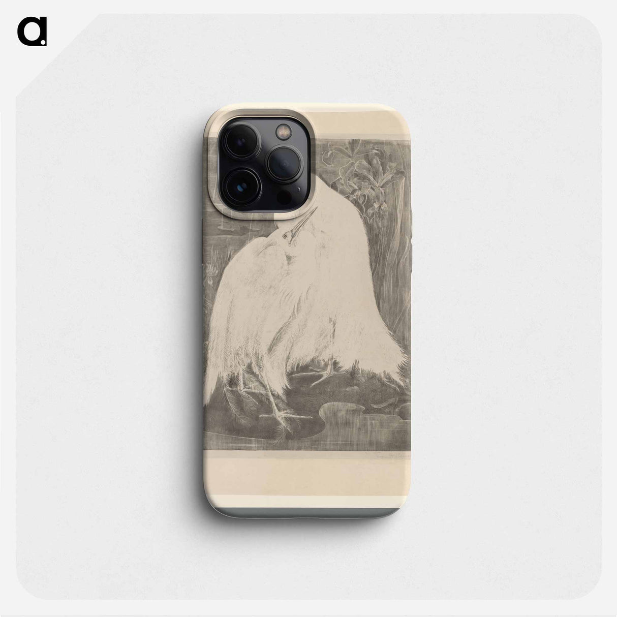 Twee zilverreigers - Theo van Hoytema Phone Case.