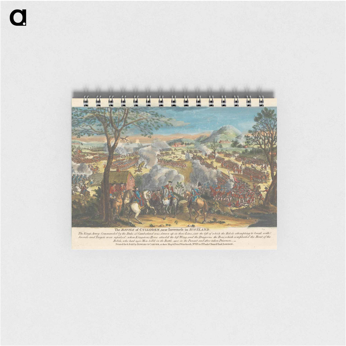 アートメモ帳-The Battle of Culloden, near Inverness in Scotland
 - イェール大学アートギャラリー Memo.