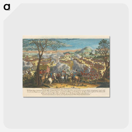 アートポストカード-The Battle of Culloden, near Inverness in Scotland
 - イェール大学アートギャラリー Postcard.