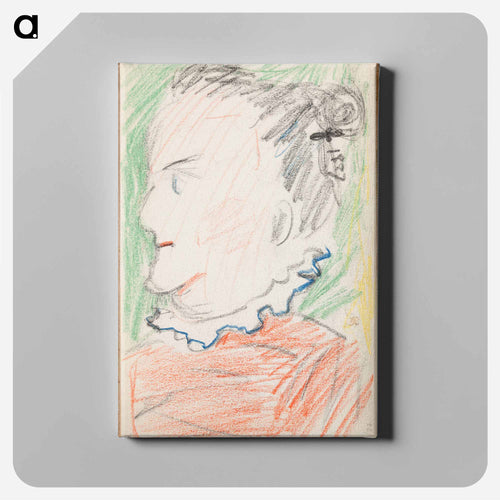 (unknown) part of a sketchbook - Albert Edelfelt Canvas.