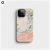 (unknown) part of a sketchbook - アルバート エーデルフェルト Phone Case.