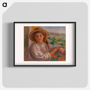 アートポスター-Girl on a Balcony, Cagnes
 - バーンズ・コレクション Poster.