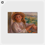 アートポストカード-Girl on a Balcony, Cagnes
 - バーンズ・コレクション Postcard.