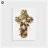 アートポストカード-Cross of Flowers
 - ボストン公共図書館 Postcard.