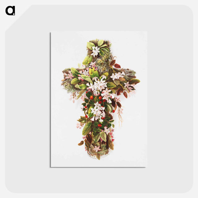 アートポストカード-Cross of Flowers
 - ボストン公共図書館 Postcard.