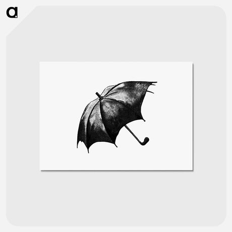 アートポストカード-Umbrella from Flowers I Bring And Songs I Sing
 - 大英図書館 Postcard.