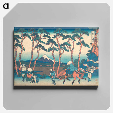アートパネル-Hodogaya on the Tōkaidō - 葛飾 北斎 Canvas.