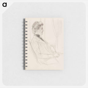 アートメモ帳-Vapaaherratar Anne Bennetin muotokuvaluonnos - アルバート エーデルフェルト Memo.
