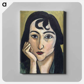 アートパネル-Head of Lorette with Curls - アンリ マティス Canvas.