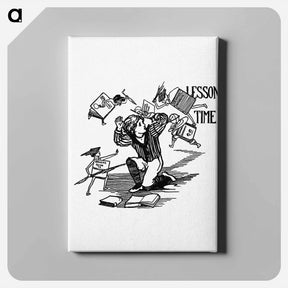 アートパネル-Scared Boy from Verses For Grannie, Suggested By The Children
 - 大英図書館 Canvas.