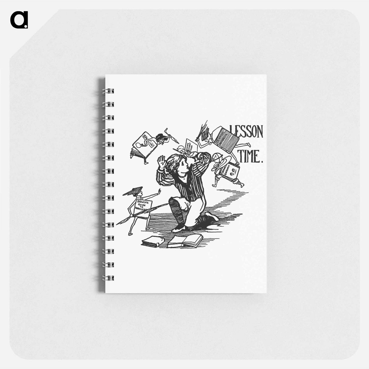 アートメモ帳-Scared Boy from Verses For Grannie, Suggested By The Children
 - 大英図書館 Memo.