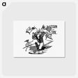 アートポストカード-Scared Boy from Verses For Grannie, Suggested By The Children
 - 大英図書館 Postcard.
