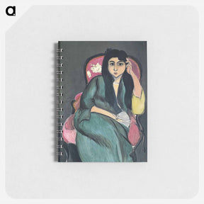 アートメモ帳-Laurette in Green in a Pink Chair - アンリ マティス Memo.