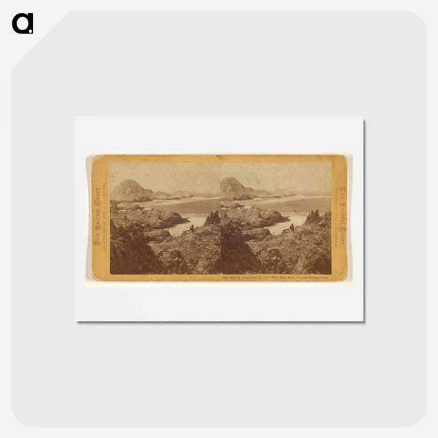 アートポストカード-South Farallon Island - West End, Main Top and Breaker Cove
 - エドワード マイブリッジ Postcard.