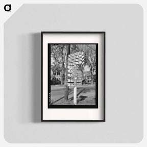 アートポスター-Highway Signs, Rutland, Vermont
 - ラッセル リー Poster.