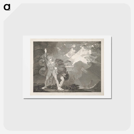 アートポストカード-MacBeth, Act I, Scene III: "A Heath"
 - イェール大学アートギャラリー Postcard.