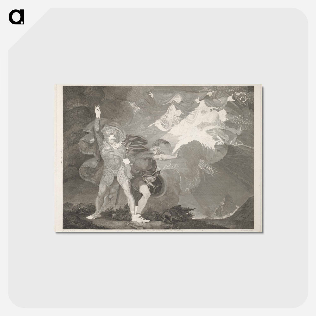 アートポストカード-MacBeth, Act I, Scene III: "A Heath"
 - イェール大学アートギャラリー Postcard.