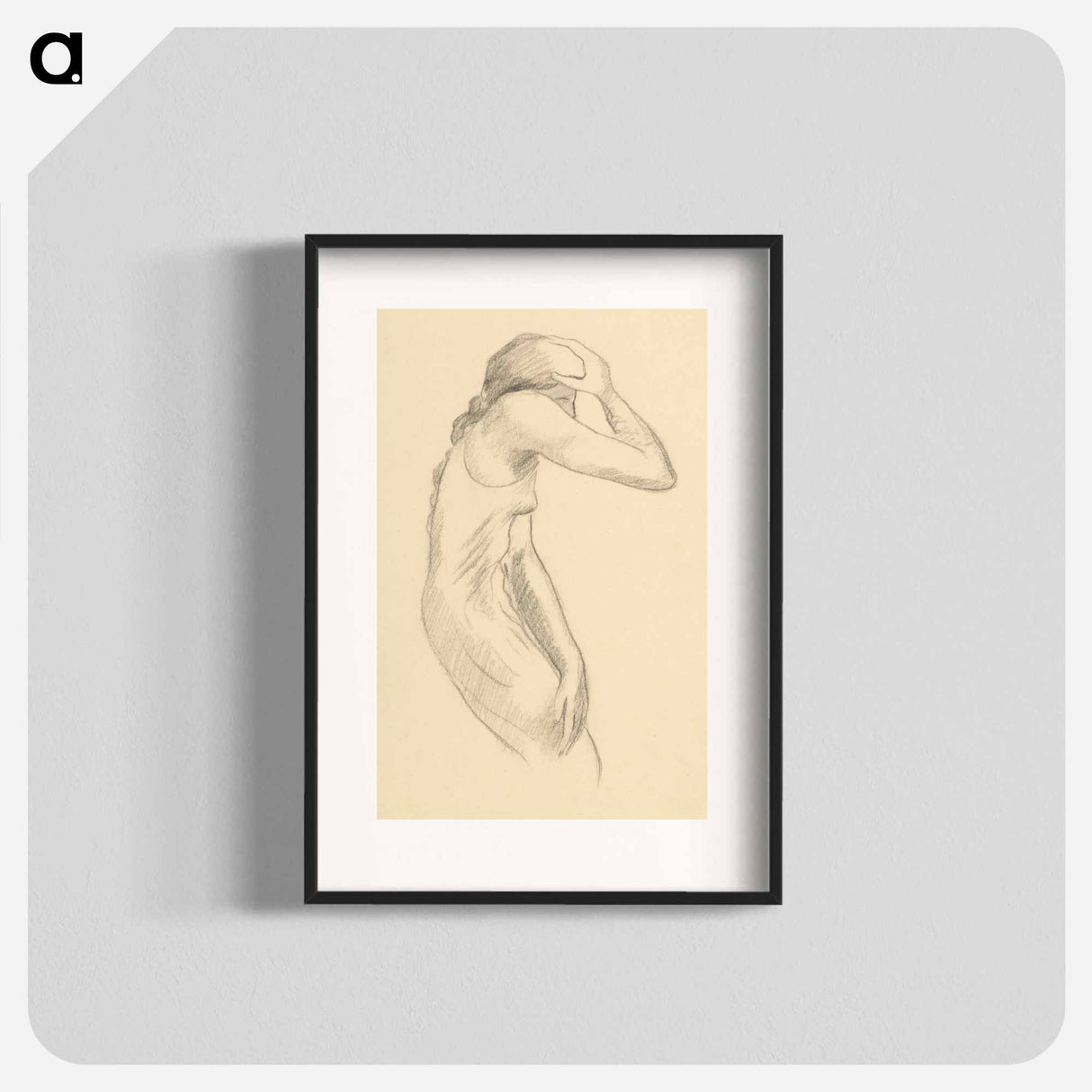 The figure of a woman - アーノルド ピーター ワイズ クビンチャン Poster.
