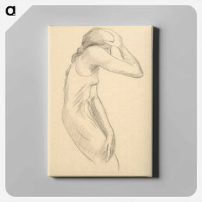アートパネル-The figure of a woman - アーノルド ピーター ワイズ クビンチャン Canvas.