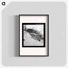 アートポスター-Consumers, near Price, Utah. Company housing in coal town. - ドロテア ラング Poster.
